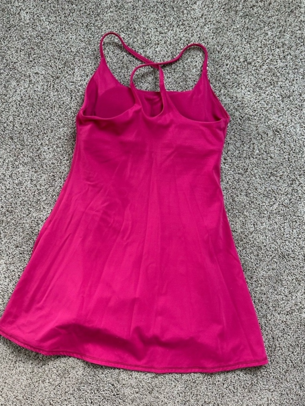 HALARA Bright Fuchsia active backless dress